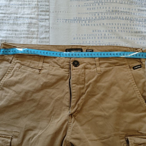 Emerson cargo pants beige size 34
