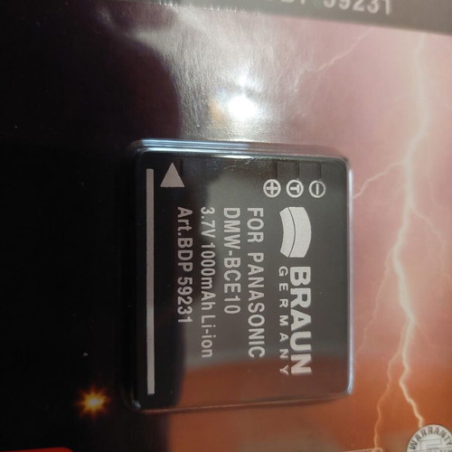 Battery DMW-BCE10 1000mAh new for Panasonic Lumix and Leica