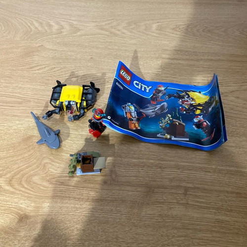 Lego City Deep Sea Helicopter 60093 and Starter Pack 60091 like new