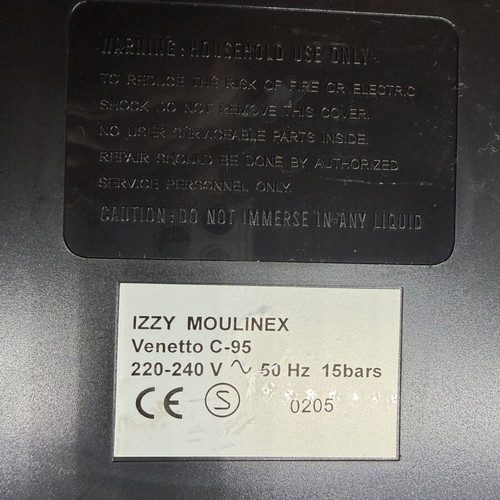 Espresso coffee machine Izzy Moulinex like new