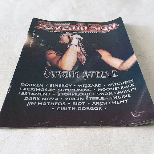 Seventh Sign issue 6 1999 used Greek metal magazine with minor wear