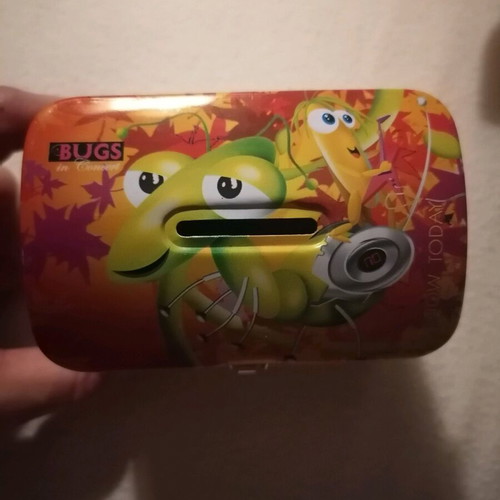 Metal piggy bank with special lock new