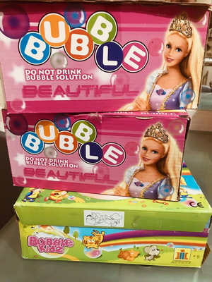 Bubble Beautiful and Bubble Kidz soap bubbles new, pack of 24 or 48