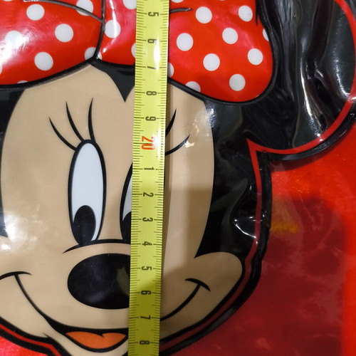 Children's shoulder bag used, multicolor Minnie Mouse design