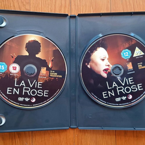 La Vie en Rose DVD used, 2 disc, no Greek subtitles