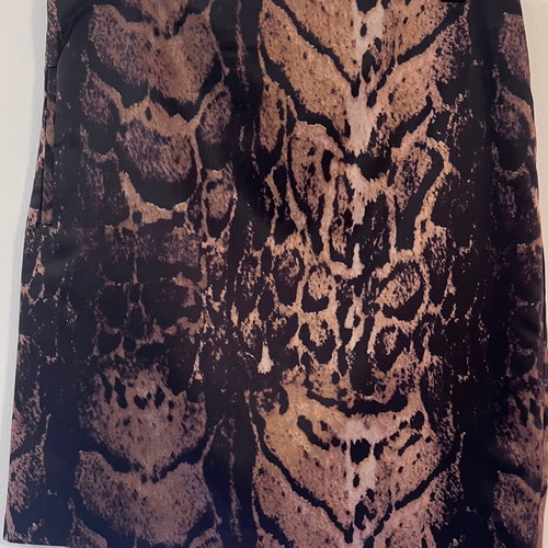By Malene Birger skirt with snakeskin print
