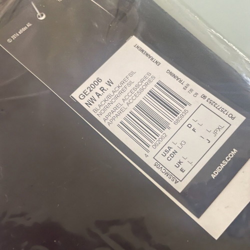 Adidas reflective neck warmer new, black
