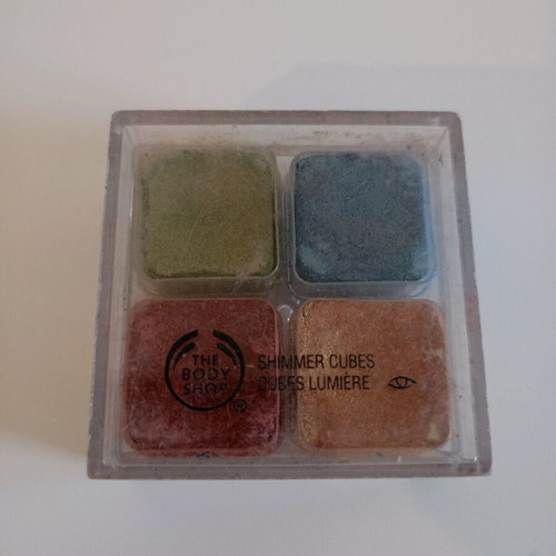 Body Shop eyeshadows used