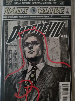Daredevil #32 Marvel comic book mint condition 2002