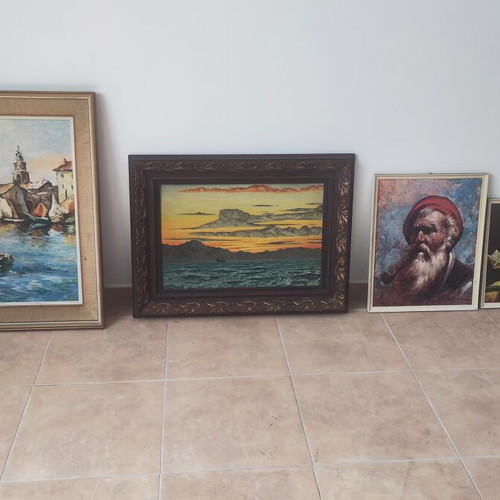 Paintings, various, Thessaloniki Airport area