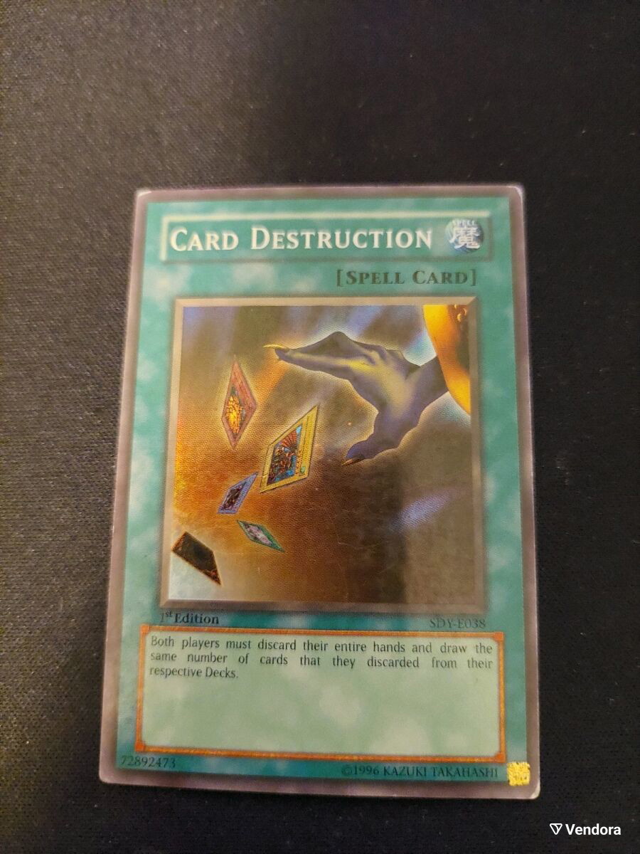 Yu-Gi-Oh card Card Destruction 1st - 20,00 - Vendora.cy Yu-Gi-Oh card Card Destruction 1st - 20,00 - Vendora.cy