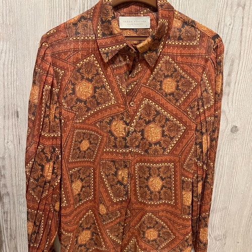 Vassia Kostara Boho Set new, brown skirt and blouse