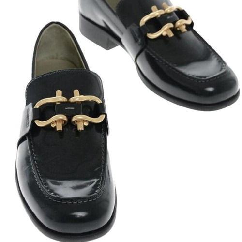 Bottega Veneta women's shoes like new, black leather, size 36