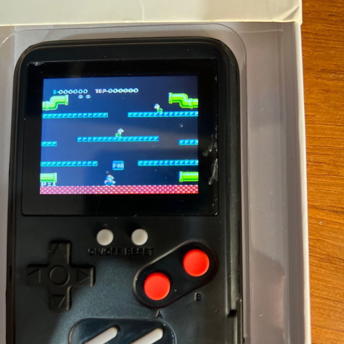 iPhone X case used with 36 classic games and screen protector