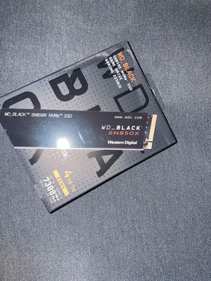 Western Digital Black SN850X 4TB Запечатан
