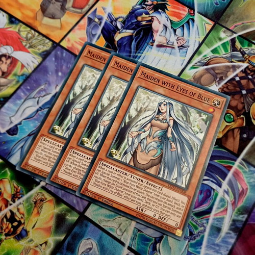 Playset 3x Maiden with Eyes of Blue LED3 Yu-Gi-Oh! cards