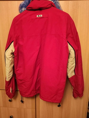 Basehit jacket medium used, red