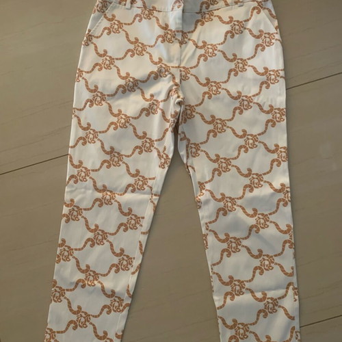 Camelot pants like new, white and beige, sizes S and M