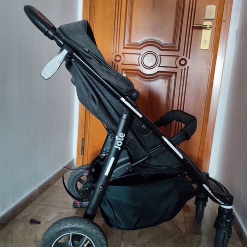 Joie Mytrax 2in1 stroller used with suspension and inflatable tires