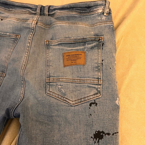 Zara men's pants like new, size L, blue