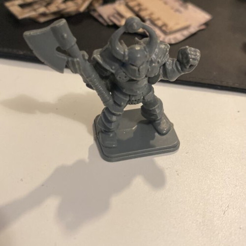 Heroquest Chaos Warrior figure like new 1989 MB