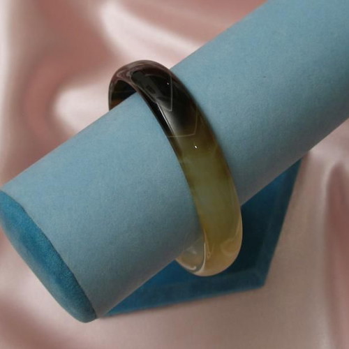 Smoky quartz bracelet new, 7 cm diameter