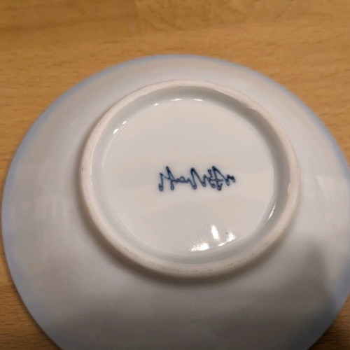 Ceramic decorative plate like new, hand-painted