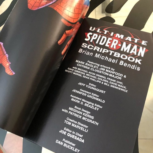 Ultimate Spider-Man Scriptbook used, Brian Michael Bendis
