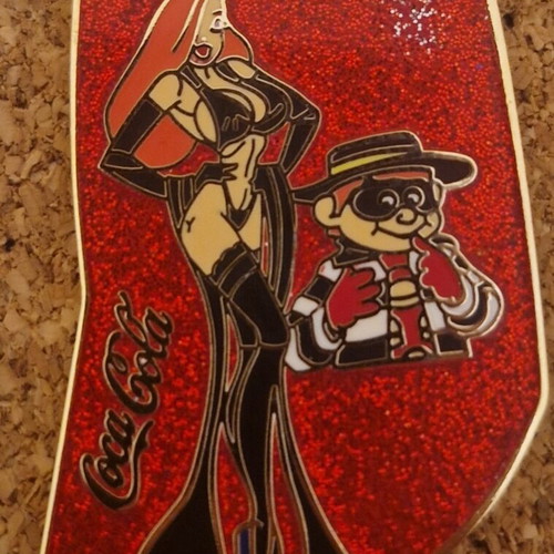 Coca Cola Jessica pin like new