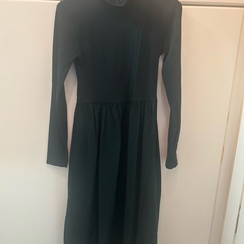 Zara dress with fabric combination in petrol, like new