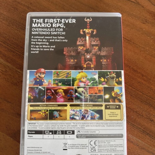 Super Mario RPG Switch game like new