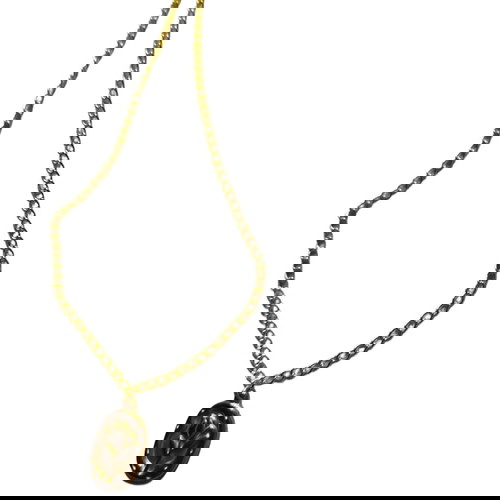 Χρυσό Κολιέ με Ανάγλυφο Μενταγιόν