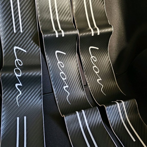 Carbon stickers for Seat Leon, 4 pieces, new