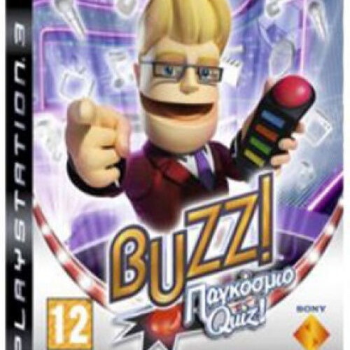 Buzz! World Quiz PS3 game used, no controllers