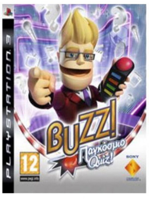Buzz! World Quiz PS3 game used, no controllers