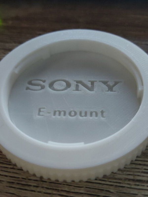 Sony E-Mount Lens Cap made to order