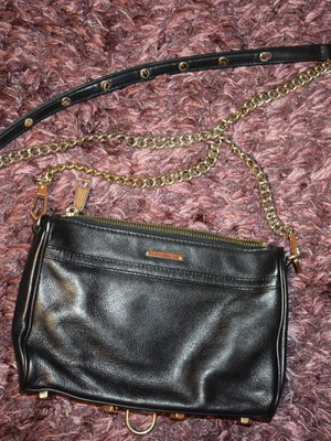 Rebecca Minkoff τσάντα ώμου μαύρη μεταχειρισμένη