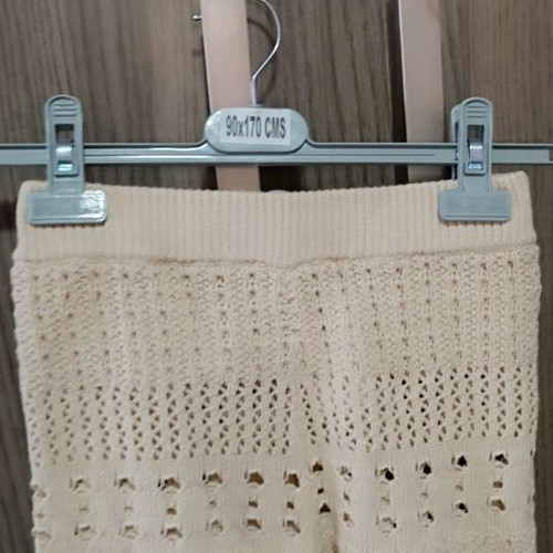 Crochet crop top and shorts set 100% cotton, new, beige, Tezenis