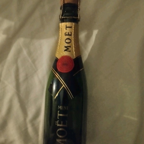 Mini Moet decorative bottle used