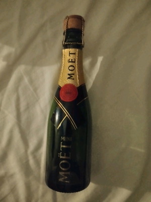 Mini Moet decorative bottle used