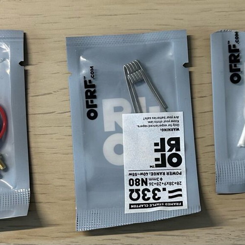 OFRF Gear 24mm RTA used, stainless steel rebuildable atomizer