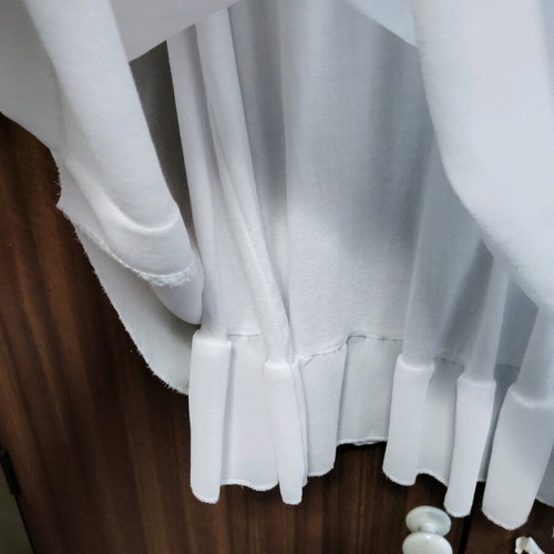 White mini dress small/medium like new with lace bust