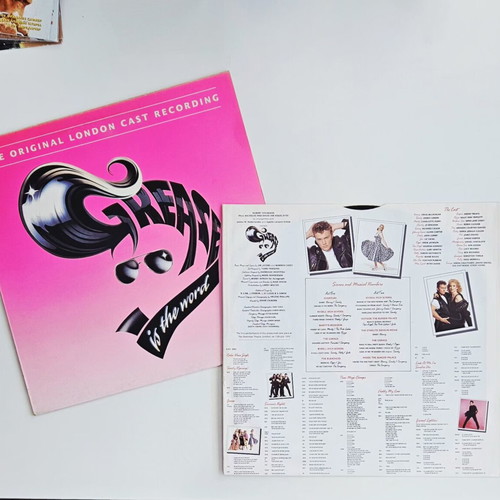 Grease The Original London Cast Recording vinyl LP mint condition