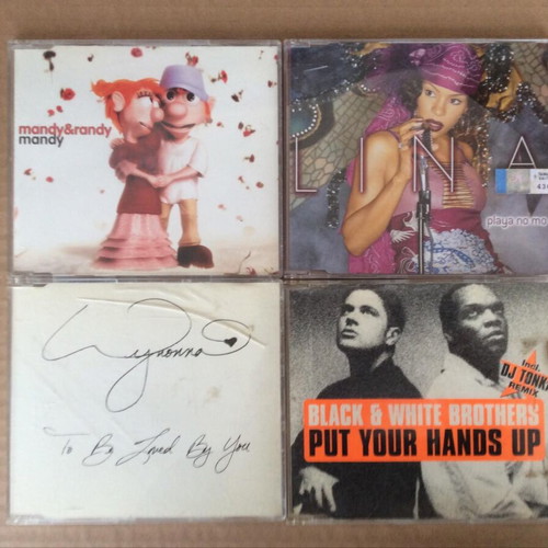 Set of 36 used CD singles Pop, Rock, Dance, Soul