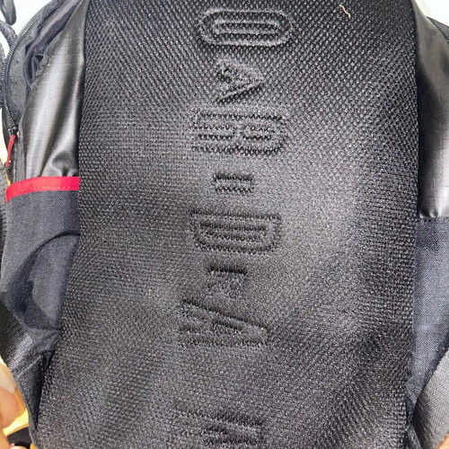 Jordan backpack like new, black and red