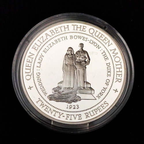 Seychelles 1994 Lady of the Century silver proof coin like new with COA