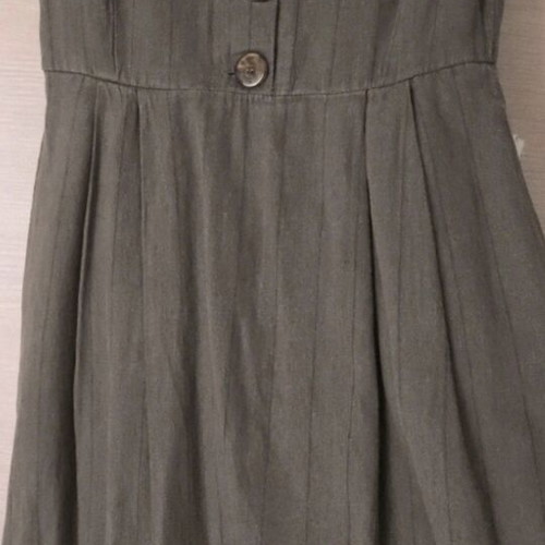 Mango summer dress used, linen cotton blend with pockets and buttons