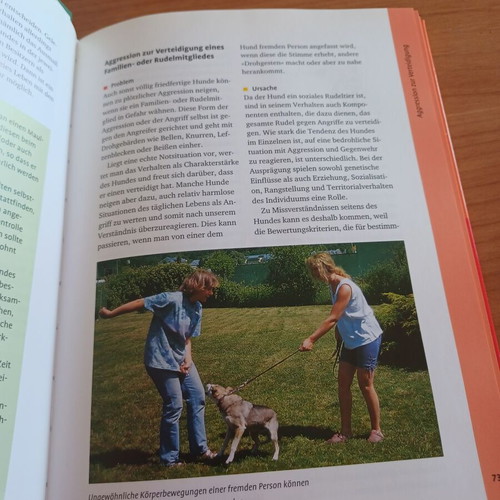 Dog Training Book in German like new