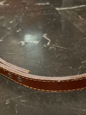 Οδηγός σκυλου δερμάτινος 60cm*2,5