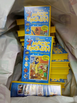Magic English VHS learning English tapes, pack of 30, new